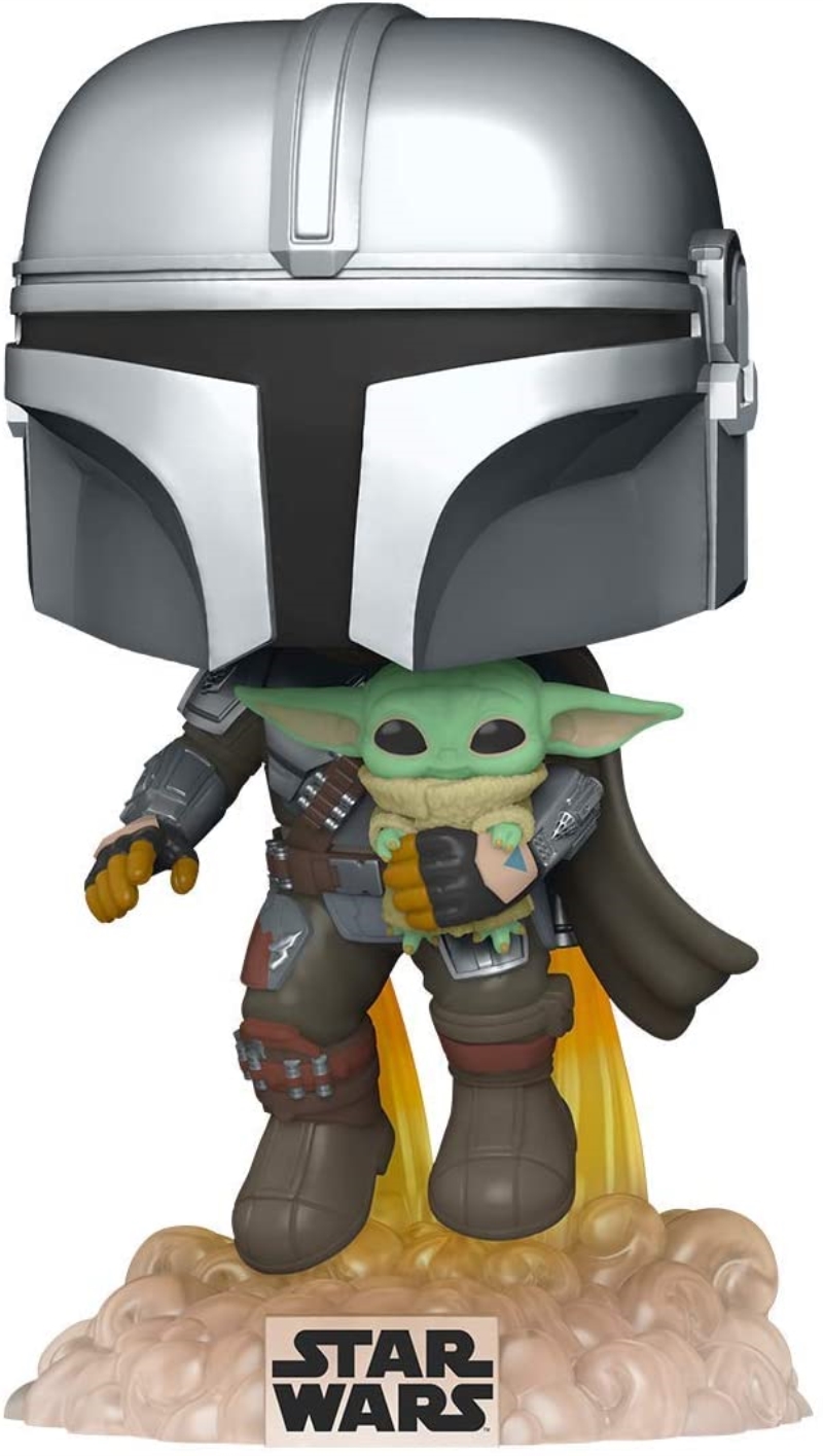 FUNKO ACTION FIGURES FUNKO POP STARWARS:THE MANDALORIAN-MANDOFLYIN FUNKO ACTION FIGURES FUNKO POP STARWARS:THE MANDALORIAN-MANDOFLYIN